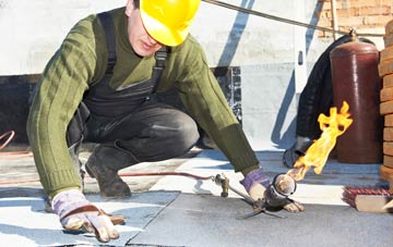 Windsor Green flat roof construction